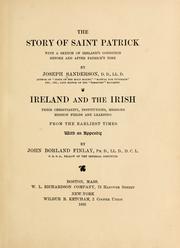 The story of Saint Patrick by Joseph Sanderson