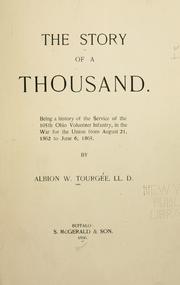 Cover of: story of a thousand.