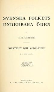 Cover of: Svenska folkets underbara öden by Carl Grimberg