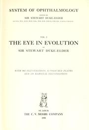 System of ophthalmology by Stewart Duke-Elder