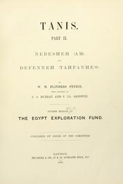 Tanis by W. M. Flinders Petrie