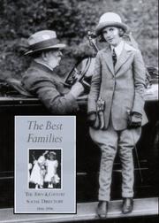 Cover of: The best families by Jerry E. Patterson, Anthony T. Mazzola