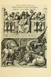 Cover of: Theatrum morum by Ægidius Sadeler