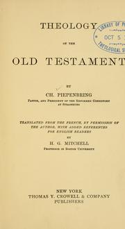 Cover of: Theology of the Old Testament