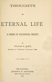 Cover of: Thoughts on eternal life: a series of occasional tracts