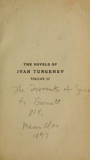 Cover of: The torrents of spring by Ivan Sergeevich Turgenev