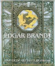 Cover of: Edgar Brandt by Joan Kahr