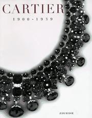 Cover of: Cartier: 1900-1939