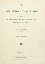 Cover of: A trip around Cape Cod.