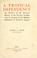 Cover of: A tropical dependency