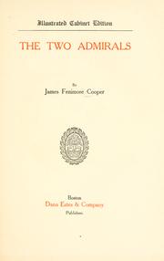 The two admirals by James Fenimore Cooper