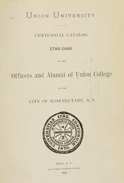 Cover of: Union University by Union University (Schenectady, N.Y.), Union University (Schenectady, N.Y.)