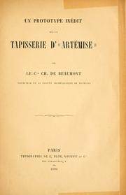Un prototype inédit de la Tapisserie d'"Artémise" par le Cte Ch. de Beaumont by Beaumont, Charles, comte de