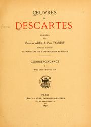 Cover of: uvres de Descartes by René Descartes