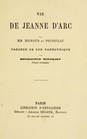 Cover of: Vie de Jeanne d'Arc