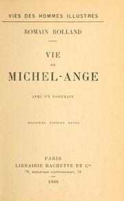 Cover of: Vie de Michel Ange. by Romain Rolland