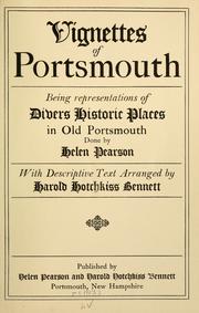 Cover of: Vignettes of Portsmouth by Harold Hotchkiss Bennett