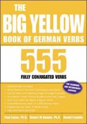 Cover of: The Big Yellow Book of German Verbs (Big Books Series)