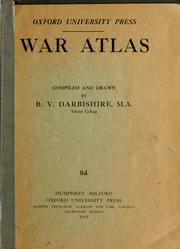 Cover of: War atlas