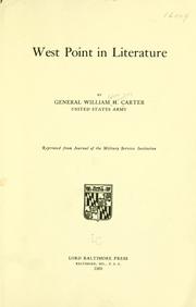 Cover of: West Point in literature