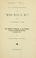 Cover of: "Who was G. W.?" being a truthful tale of the Seventh regiment in the armory, during the railroad strikes in July, 1877.