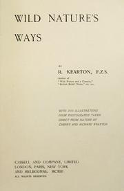 Cover of: Wild nature's ways by Richard Kearton