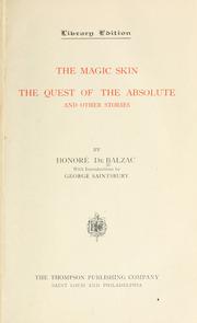Cover of: [Works] by Honoré de Balzac