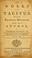 Cover of: The works of Tacitus