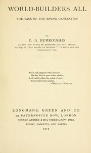 Cover of: World-builders all by Edward Arthur Burroughs, Bishop of Repon