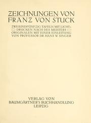 Cover of: Zeichnungen von Franz von Stuck