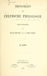 Zeitschrift für celtische Philologie