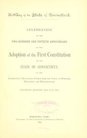 Birthday of the state of Connecticut by Connecticut Historical Society