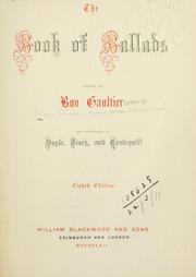 Cover of: The book of ballads. by Martin, Theodore Sir