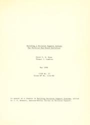 Cover of: Building a decision support system by Peter G. W. Keen