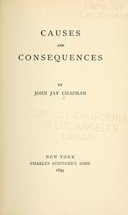 Cover of: Causes and consequences