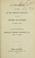 Cover of: A charge delivered at his primary visitation of the Diocese of Colombo, in May, 1879