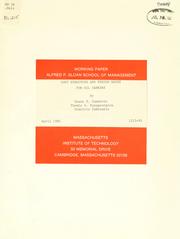 Cover of: Cost structure and period rates for oil tankers