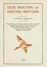 Cover of: Duck shooting and hunting sketches