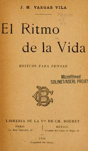 Cover of: El ritmo de la vida by José María Vargas Vila