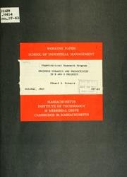 Cover of: Engineer dynamics and productivity in R and D graphics.