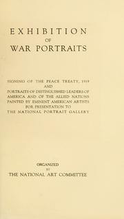 Cover of: Exhibition of war portraits