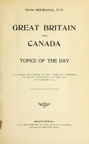 Cover of: Great Britain and Canada. by Henri Bourassa