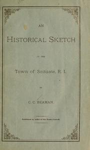 Cover of: historical address, delivered in Scituate, Rhode Island | Beaman, Charles C.
