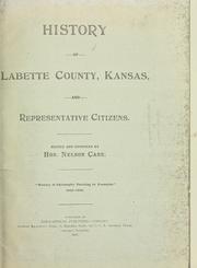 History of Labette County, Kansas by Nelson Case