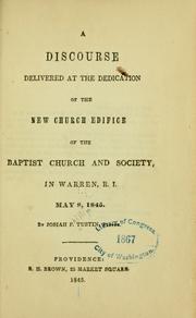 Cover of: The history of Warren, R.I., from the earliest times by Guy Mannering Fessenden