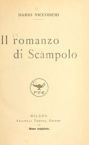 Cover of: Il romanzo di Scampolo