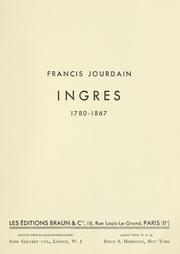 Ingres, 1780-1867 by Jean-Auguste-Dominique Ingres