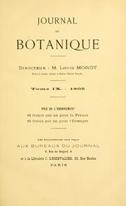 Cover of: Journal de botanique. by 