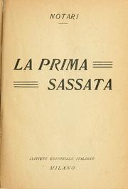 Cover of: La prima sassata.