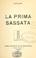 Cover of: La prima sassata.